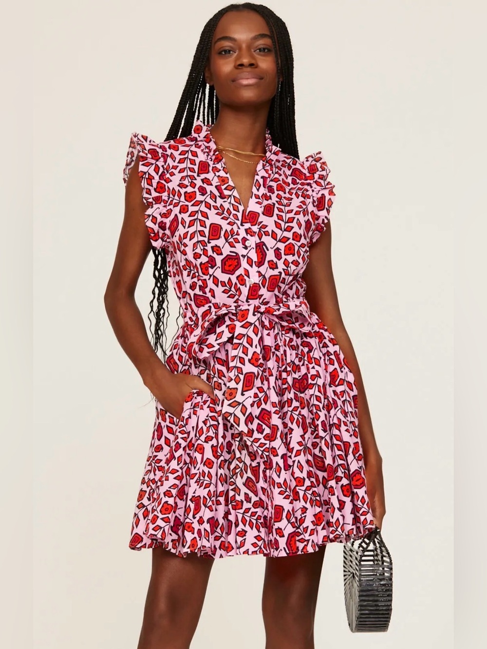 Xírena Leana Dress in Positano Pink Size XL
